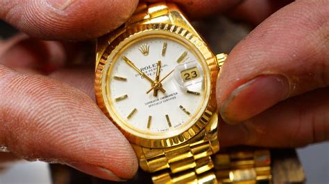 how much to restore a gold presidential rolex|Rolex crystal repair cost.